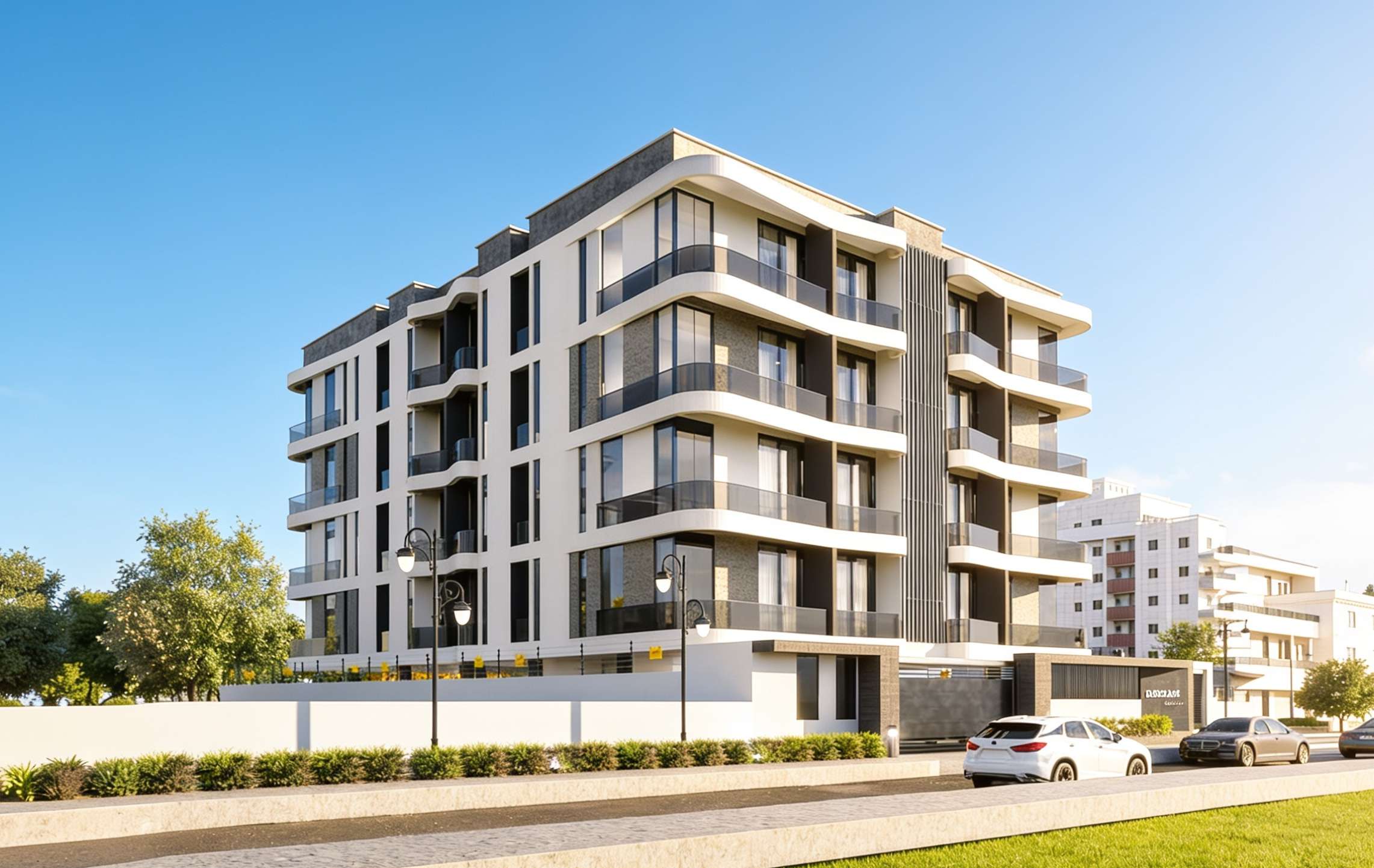 Architectural rendering of Declan Residence 2 in daylight